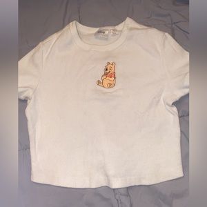 Winnie the Pooh Disney Cropped Tee